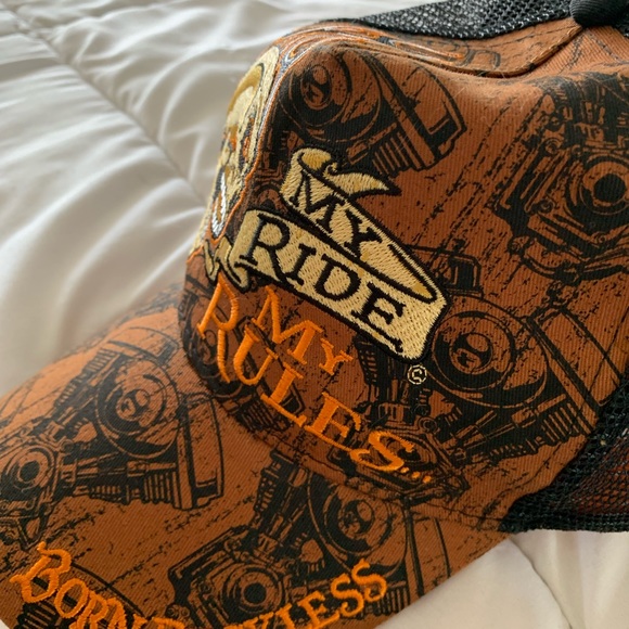 My Ride My Rules Born Reckless cap hat - Picture 8 of 9